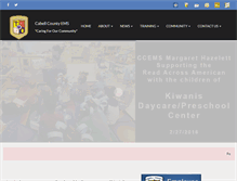 Tablet Screenshot of ccems.org